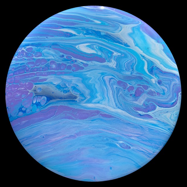 Hot Springs 1 Fluid Art Coaster