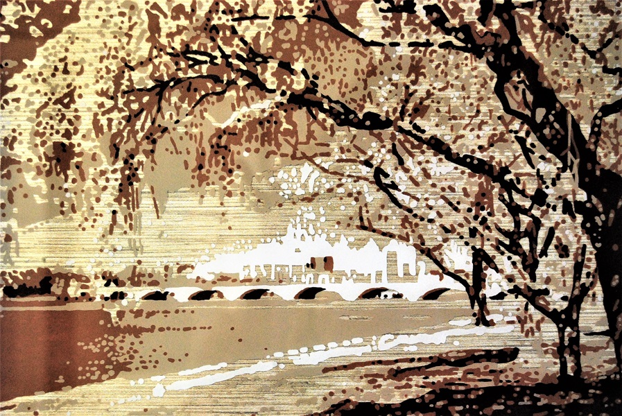Efflorescence Fluid Art Painting