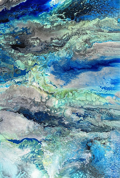 Liquid Dreams Fluid Art Painting