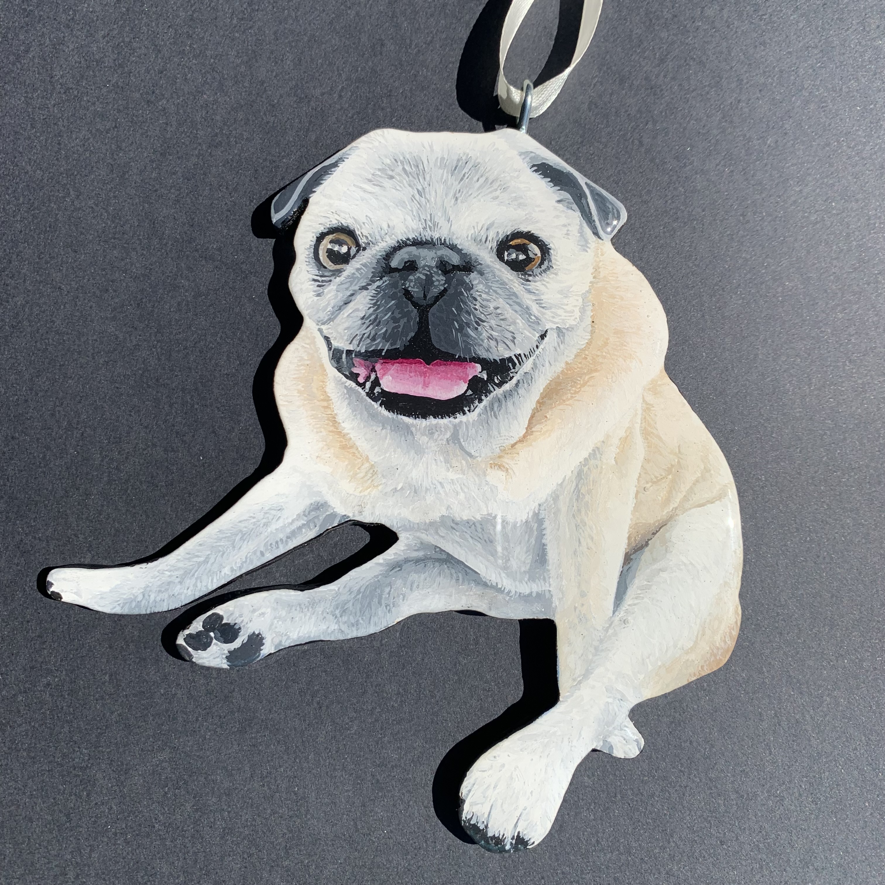 Lucy Reverse Glass Painting