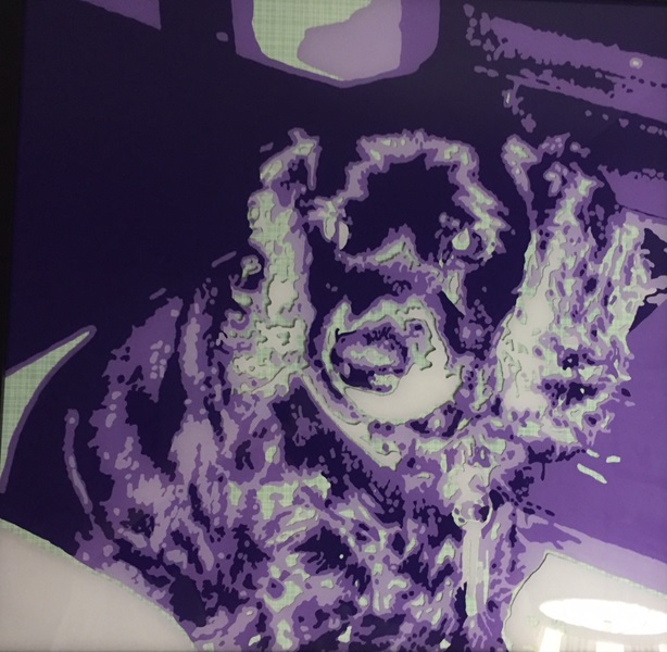 Rosie Fluid Art Painting