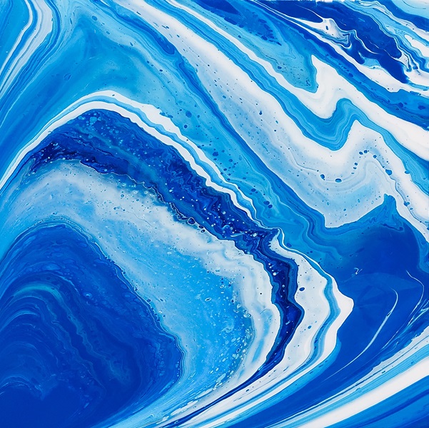 Uplifting Fluid Art Painting